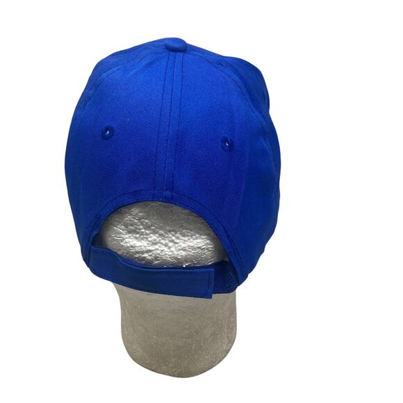 Bud Light Baseball Hat Mens One Size Blue White Spell Out Adjustable New - Picture 2 of 12